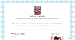 Desktop Screenshot of fakingitmostly.com