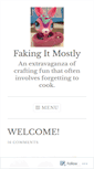 Mobile Screenshot of fakingitmostly.com
